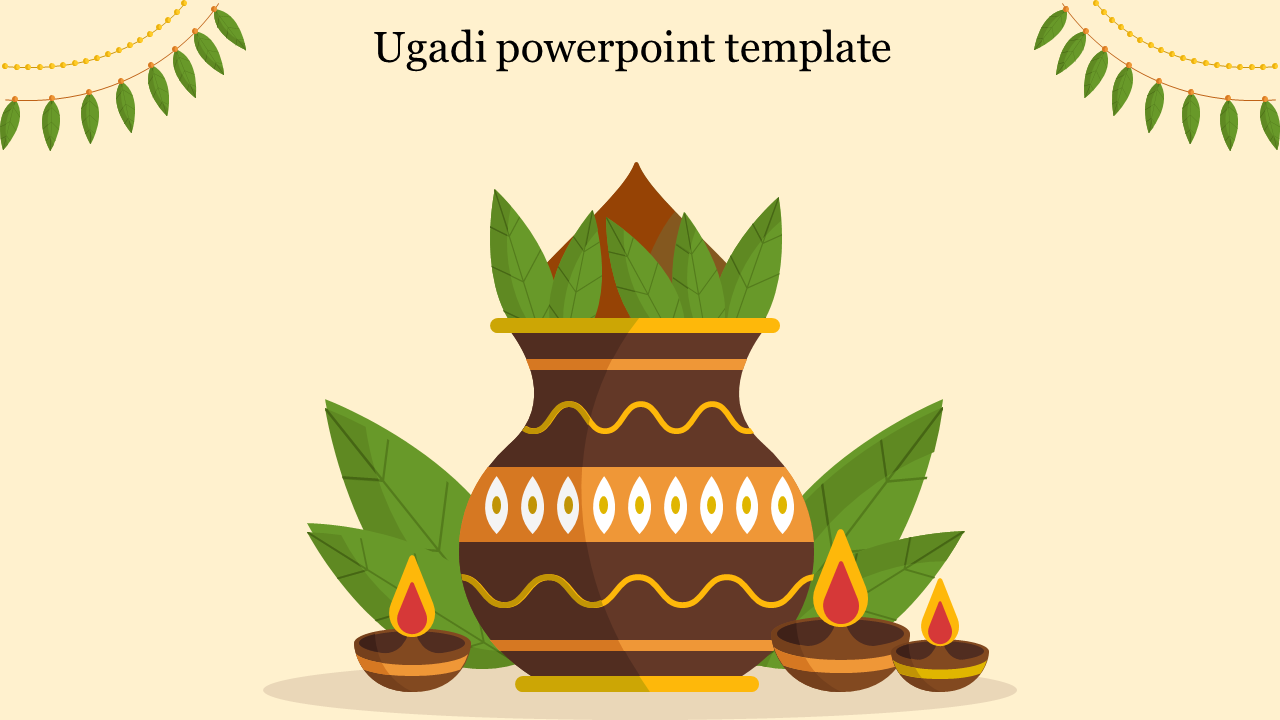 Ugadi PowerPoint Template and Google Slides Presentation